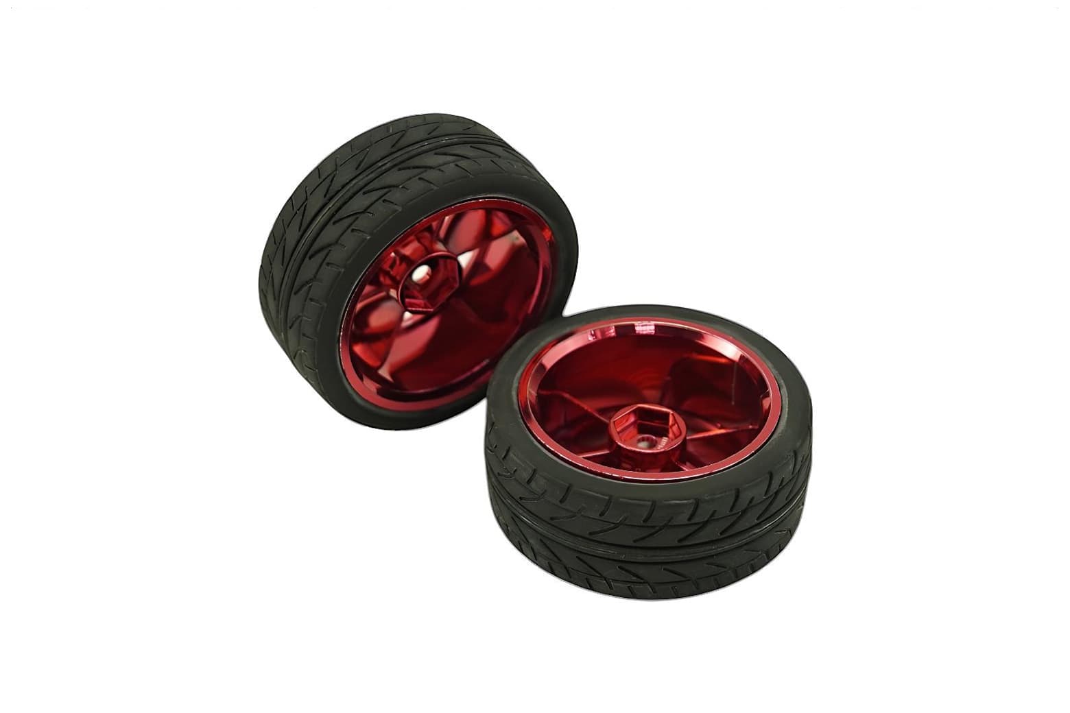 65 mm red wheel pair